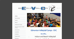 Desktop Screenshot of edmontonvolleyballcamps.com